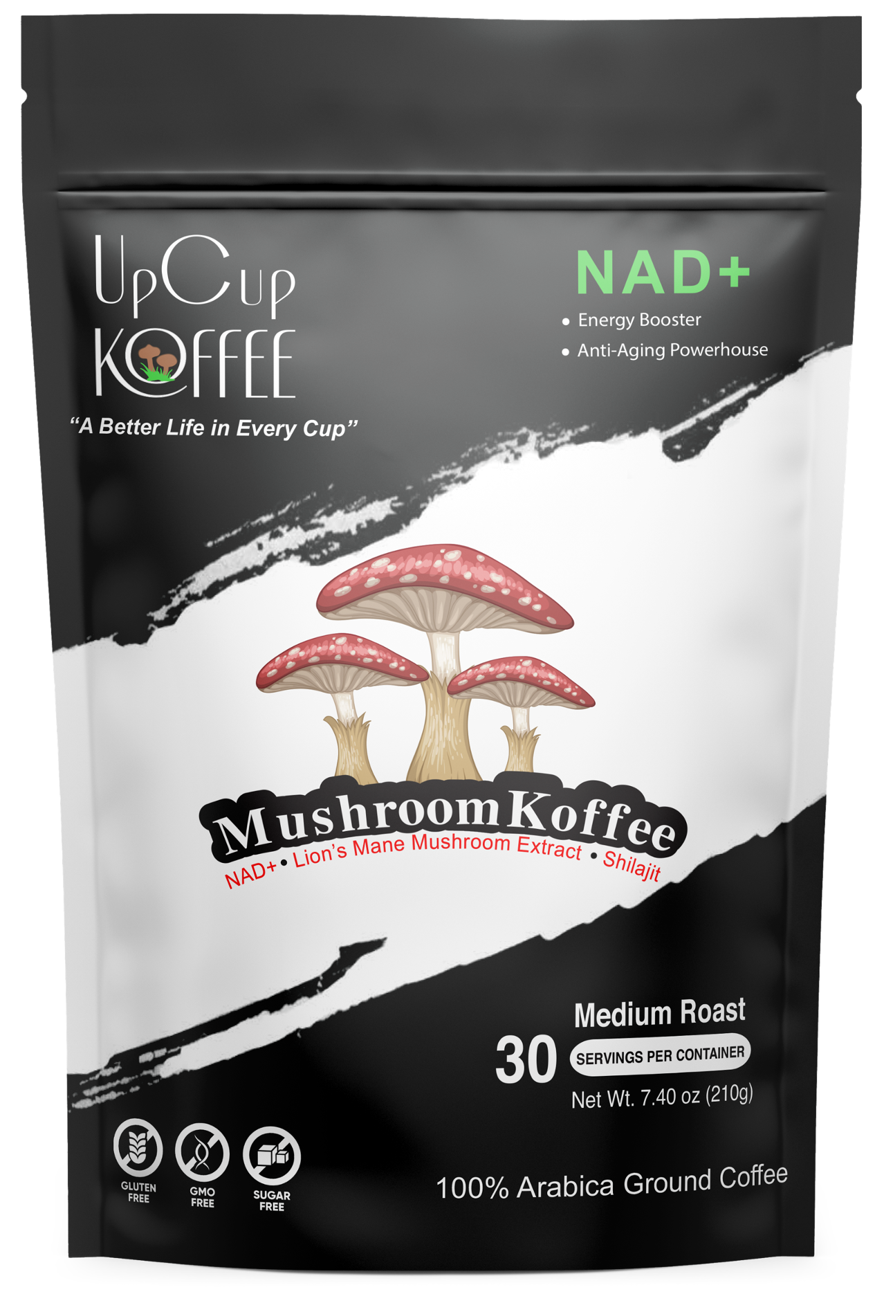 UpCup Koffee 30 Servings Mushroom Coffee