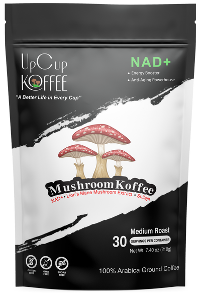 UpCup Koffee 30 Servings Mushroom Coffee